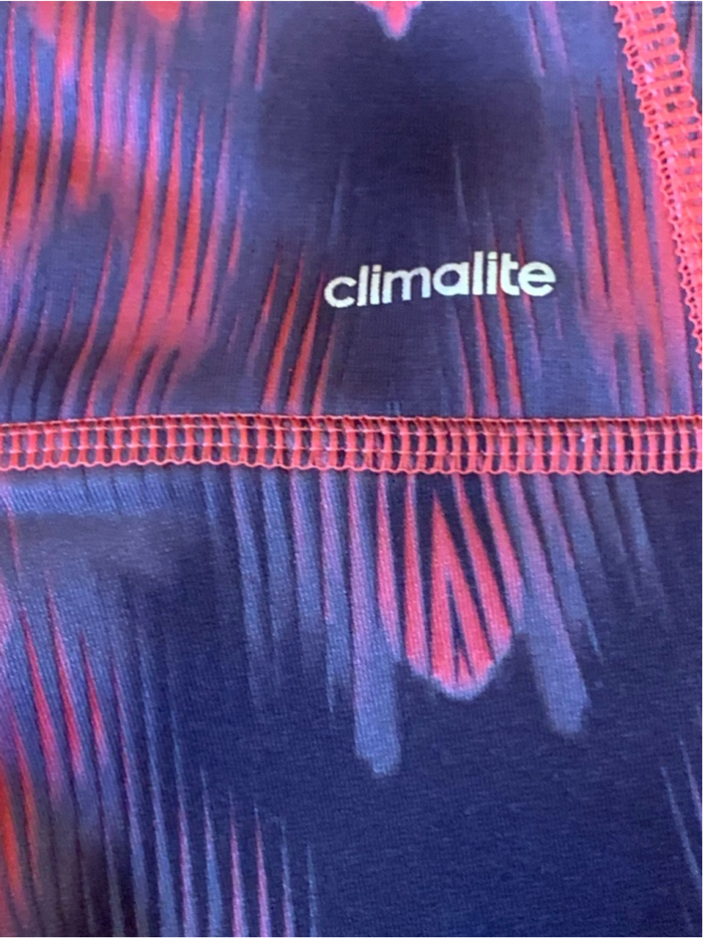 Adidas Leggings Medium Red Black - Picture 8 of 8